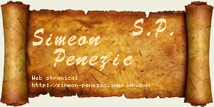 Simeon Penezić vizit kartica